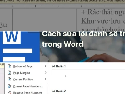 Sửa lỗi đánh số trang bị ngắt quãng: Thủ thuật hay hay chiêu trò?