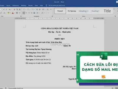 Sửa lỗi định dạng chữ trong Mail Merge: Giải pháp toàn diện và gai góc