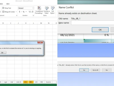 Sửa Lỗi Excel The Name Already Exists: Giải Mã Thông Báo Phiền Toái