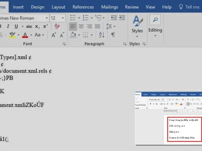 Sửa Lỗi File Word Bị Mã Hóa Ô Vuông Nhanh Chóng Nhất