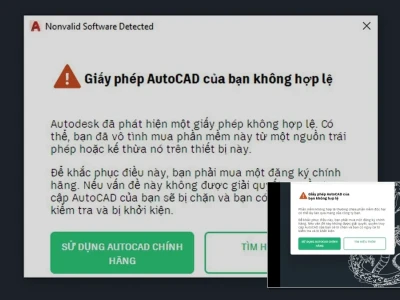 Sửa lỗi Giấy phép AutoCAD không hợp lệ cực nhanh chóng và hiệu quả