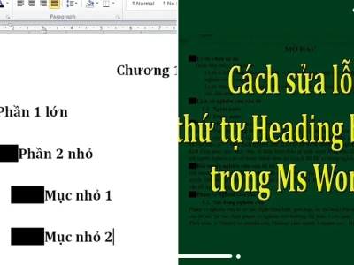Sửa lỗi Heading và Numbering bị bôi đen trong Word: Giải pháp triệt để 2026