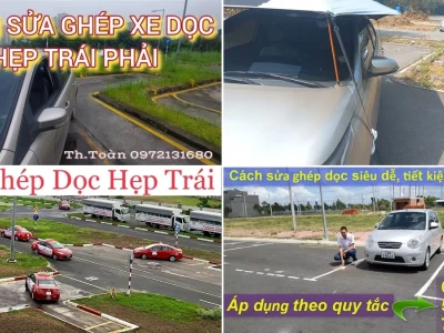 Sửa lỗi Hẹp Trái Ghép Dọc Cứu Vãn Điểm Số Thi Lái Xe