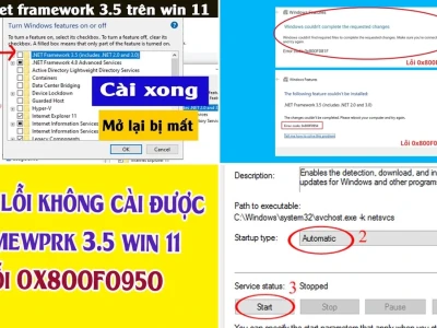 Sửa lỗi .NET Framework 3.5 trên Windows 11 Đơn Giản Nhất