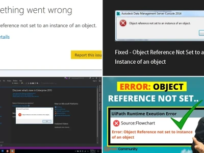 Sửa Lỗi Object Reference Not Set To An Instance of An Object Cực Nhanh