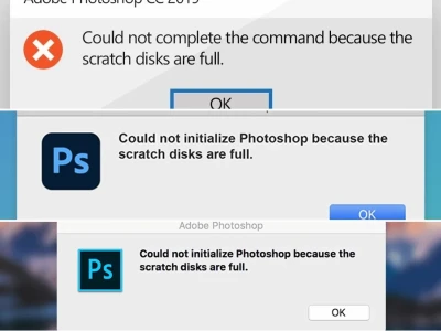 Sửa lỗi Scratch Disk Are Full Photoshop: Khắc phục ngay lập tức!