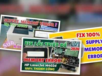 Sửa Lỗi Supply Memory Error HP M402dn: Bí Ẩn Chip Mực Và Lời Giải Đáp Gai Góc