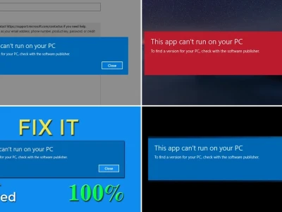 Sửa lỗi This App Can't Run on Your PC: Lời giải cho mọi hệ điều hành