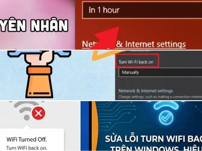 Sửa lỗi Turn Wifi Back On Windows 10: Bí quyết khắc phục triệt để