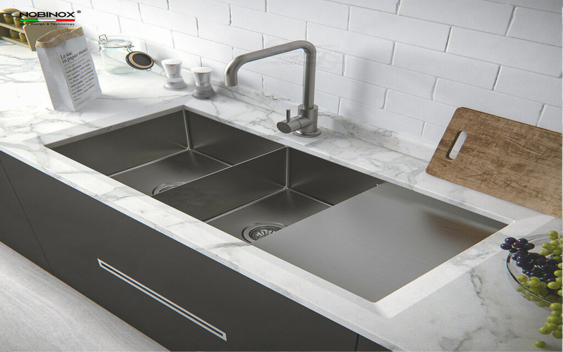 chậu rửa bát 2 ngăn