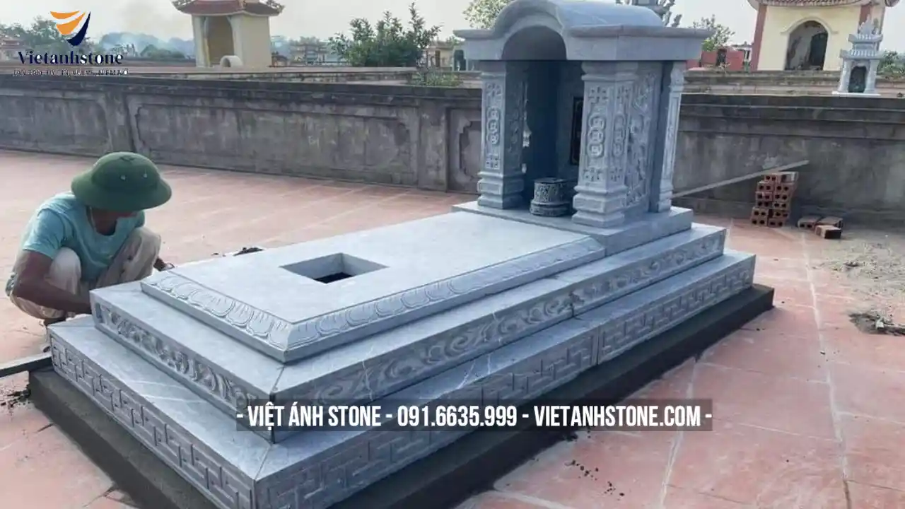 Mẫu lăng mộ đơn giản đẹp ngày càng được nhiều gia đình lựa chọn bởi tính trang nhã