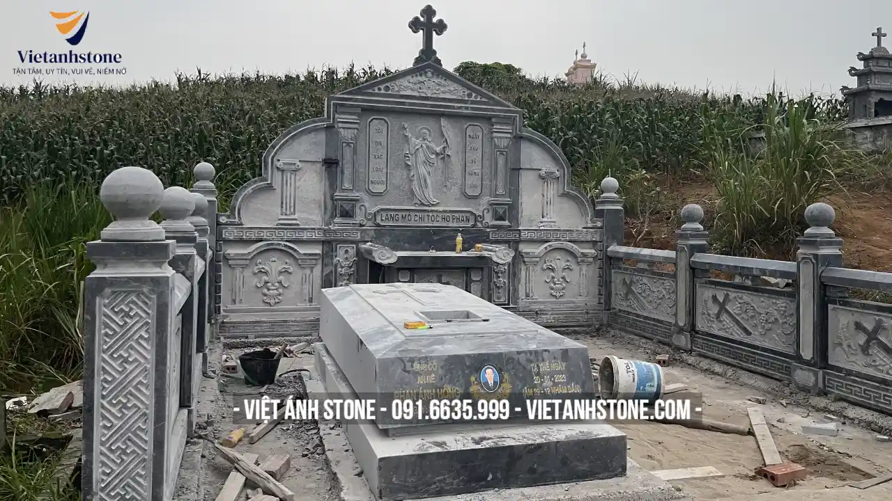 Mẫu Lăng Mộ Đơn Giản Đẹp – Giải Pháp Tâm Linh Trang Nghiêm, Tiết Kiệm