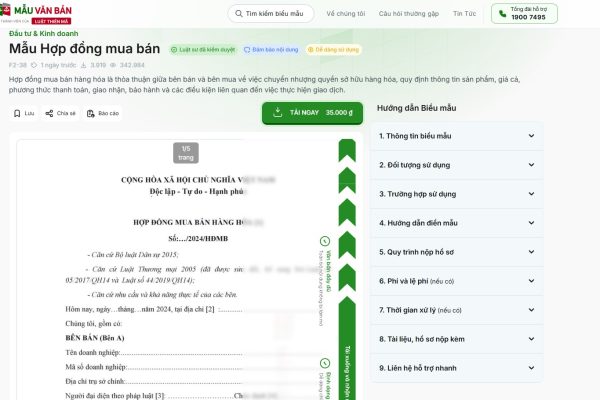 Hướng dẫn soạn Hợp đồng mua bán chuẩn pháp lý – Dễ hiểu, áp dụng ngay